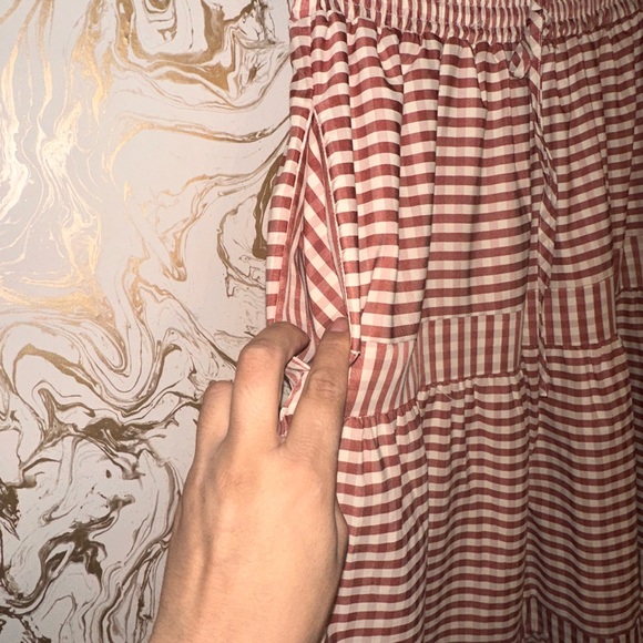 SOLD Striped Midi Skirt - Picture 3 of 3